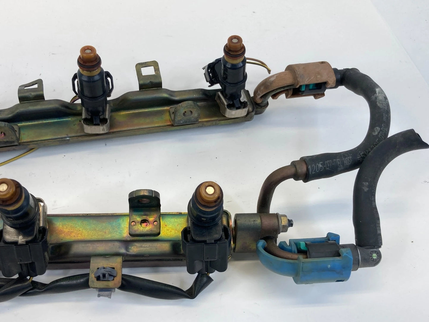 2004-2008 Acura TL 3.2L A/T Engine Fuel Injector Injection Rail Set OEM