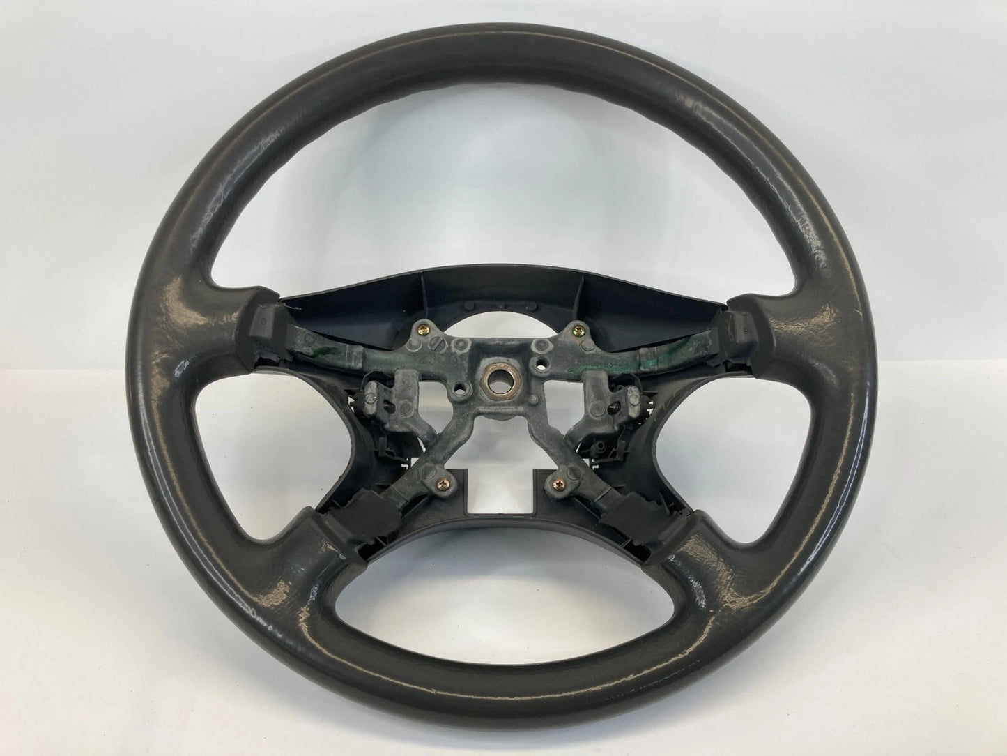 1997-2003 MITSUBISHI MONTERO SPORT STEERING WHEEL ASSEMBLY GREY OEM