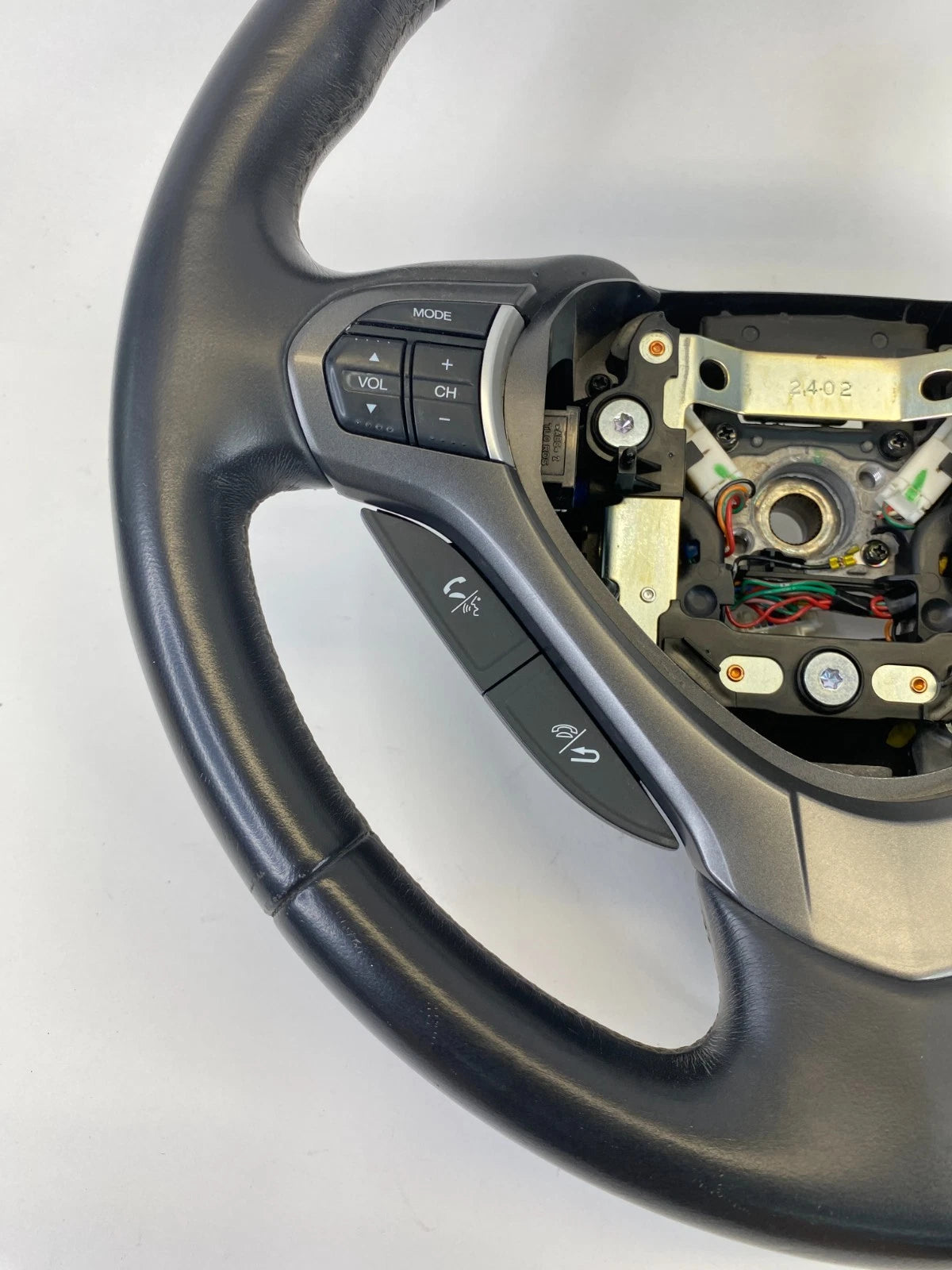 2009-2014 ACURA TSX STEERING WHEEL W/ CRUISE & AUDIO PADDLE SHIFT LEATHER OEM
