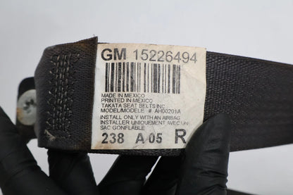 2006-2010 HUMMER H3 FRONT RIGHT PASSENGER SEAT BELT RETRACTOR 15226494 OEM