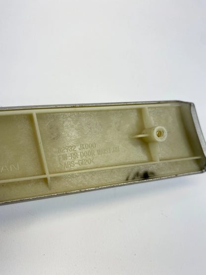 2007 2008 INFINITI G35 REAR LEFT SIDE DOOR INNER TRIM MOLDING 82933-JK000 OEM