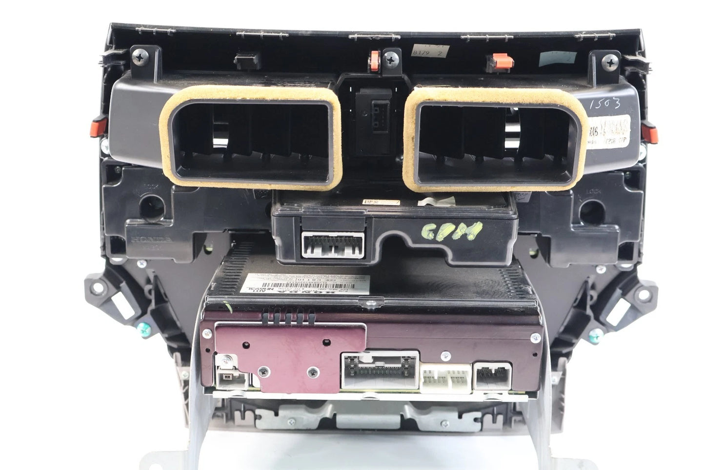 08-11 HONDA ACCORD AM/FM RADIO RECEIVER MP3 SINGLE CD W/ CLIMATE 39100TA0A01 OEM