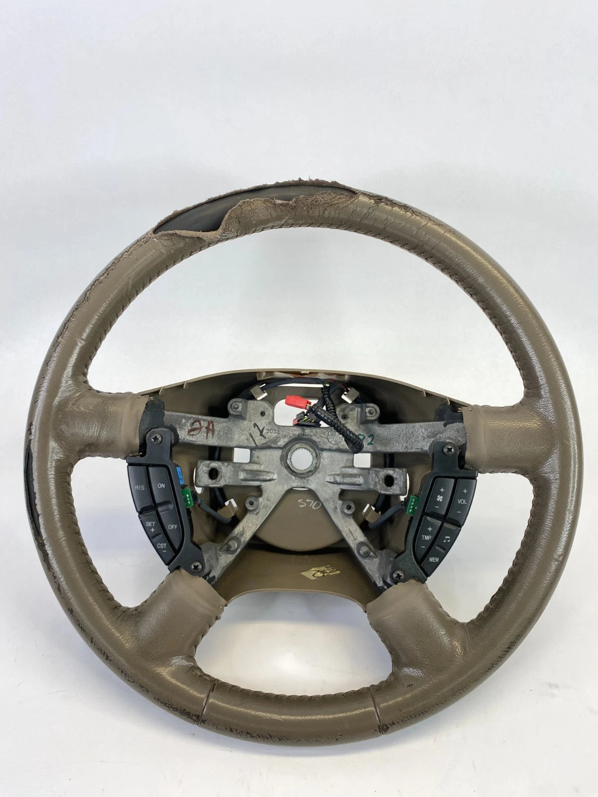 02-05 FORD EXPLORER MOUNTAINEER STEERING WHEEL W/ CRUISE & AUDIO CONTROL SWITCH