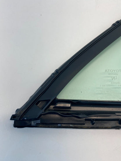 07-11 Toyota Camry Rear Left Driver Door Quarter Window Glass 68189-06021