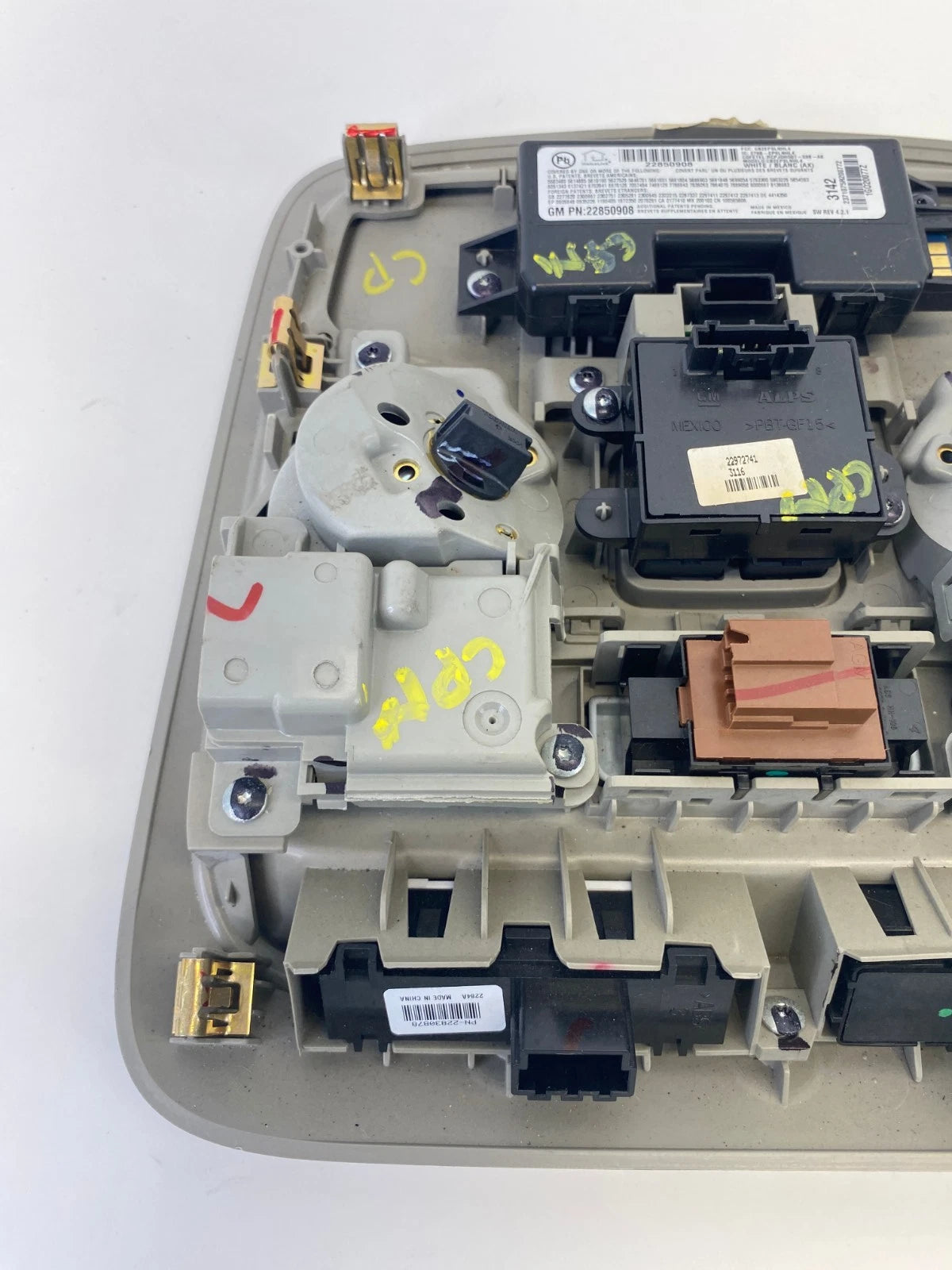13-18 CADILLAC ATS OVERHEAD ROOF CONSOLE DOME MAP LIGHT SUNROOF SWITCH 22972741