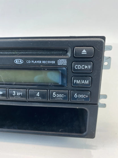 2002-2004 KIA SPECTRA AM FM RADIO CD PLAYER RECEIVER 1K2NC6686X OEM