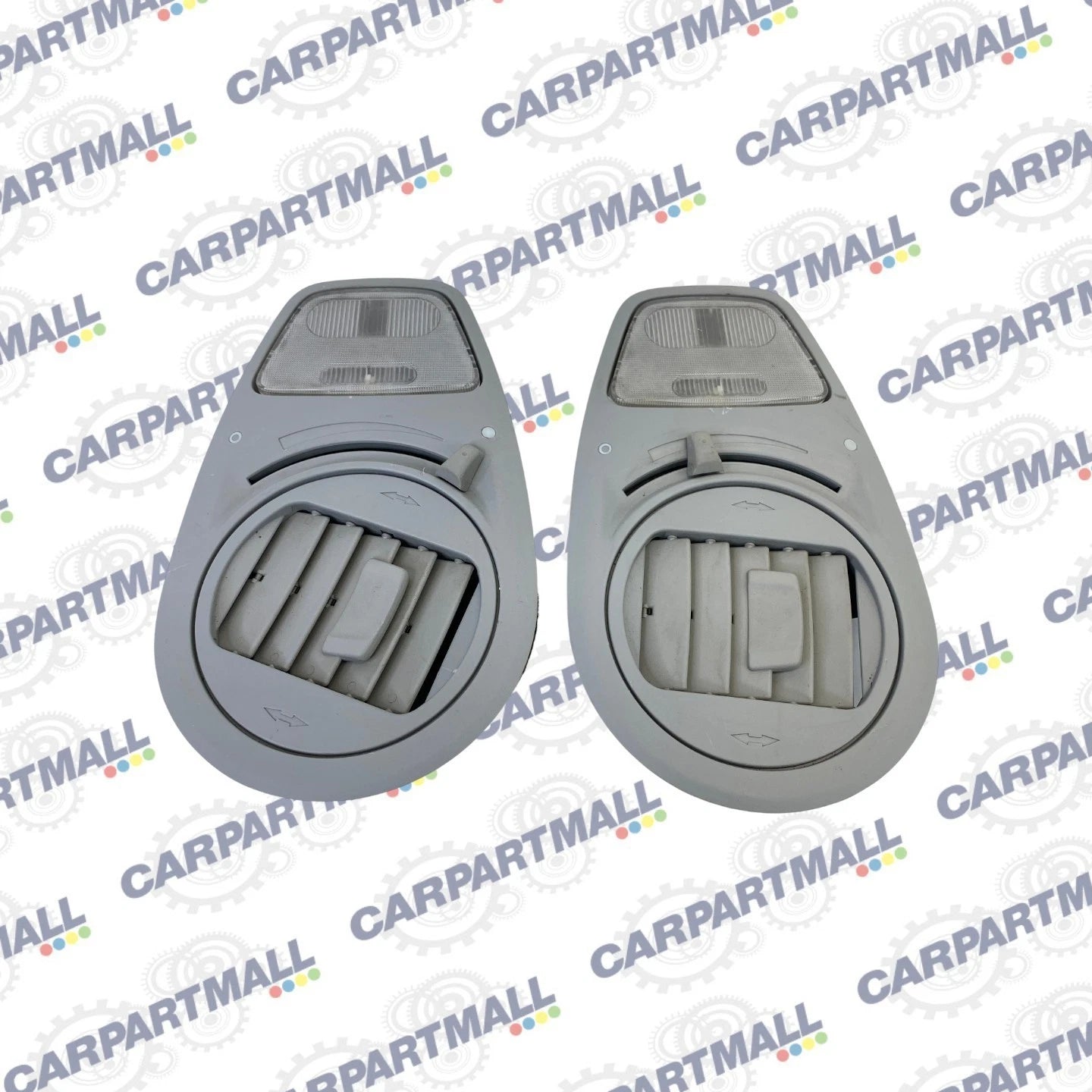 05-07 HONDA ODYSSEY REAR ROOF OVERHEAD DOME MAP LIGHT W/ AC AIR VENT GRILLE SET