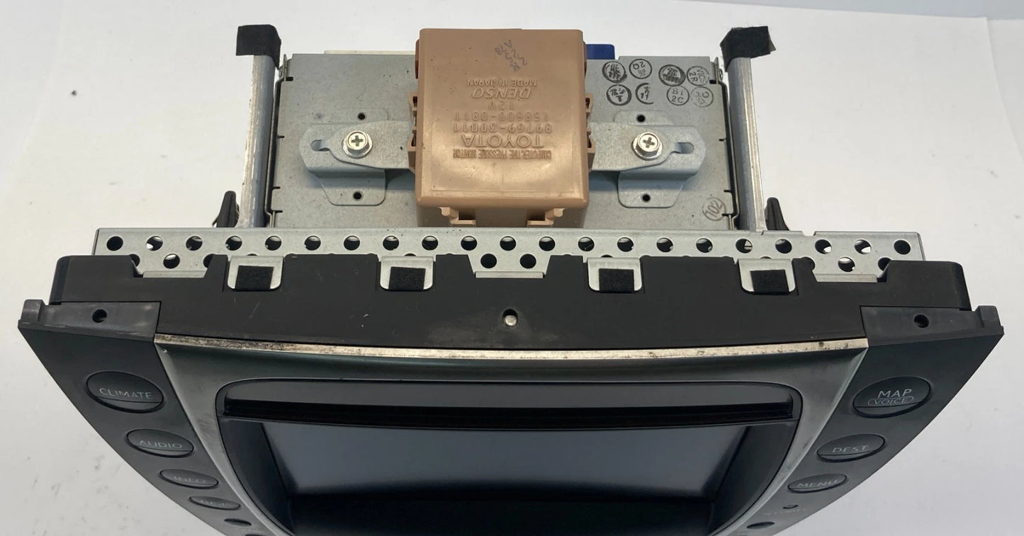 2008 2009 LEXUS GS300 RADIO AM/FM NAVIGATION DISPLAY SCREEN HVAC CLIMATE CONTROL