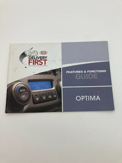 2007 07 Kia Optima Owners Guide Warranty & Consumer Information Book Manual OEM