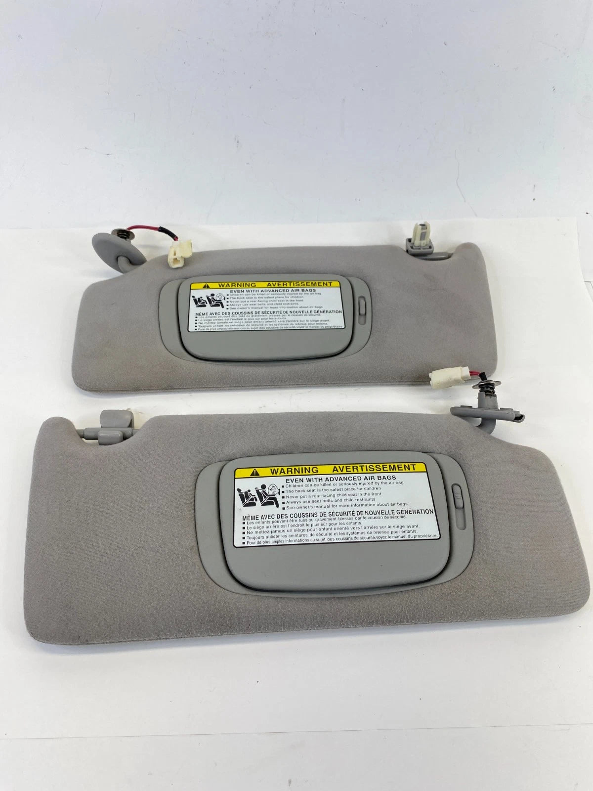 2007-2009 LEXUS RX350 SUV LEFT & RIGHT SUN VISOR SHADE SET PAIR W/ ILLUMINATED