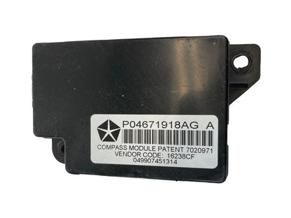 2009-2020 DODGE GRAND CARAVAN COMPASS CONTROL MODULE UNIT 04671918AG OEM