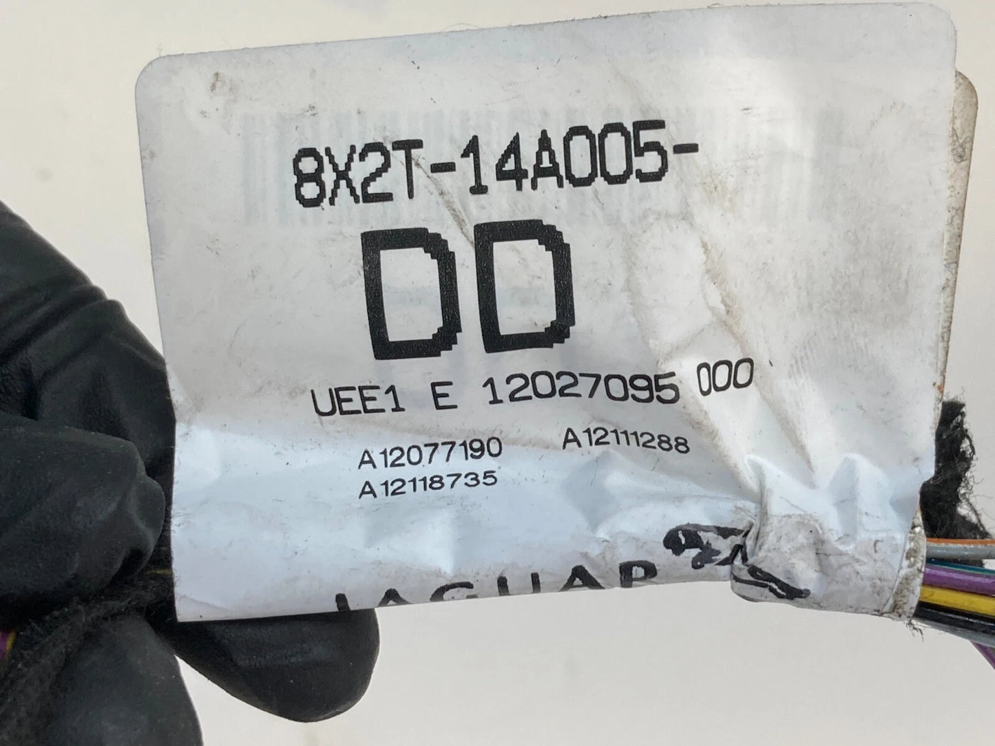 2009-2011 JAGUAR XF LEFT TAIL LIGHT LAMP WIRING PLUG CABLE OEM 8X2T-14A005-DD
