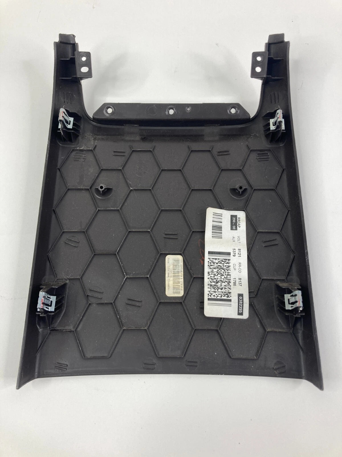 2009-2012 BUICK ENCLAVE REAR CONSOLE COVER POWER OUTLET SWITCH BEZEL 25891786