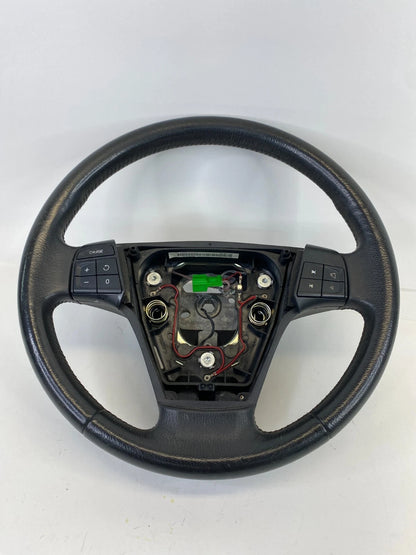 2004-2011 VOLVO S40 2.4I LEATHER STEERING WHEEL W/ CRUISE AUDIO BUTTONS OEM