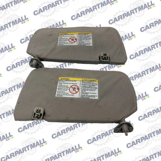 2002 2003 NISSAN ALTIMA DRIVER PASSENGER SIDE SUN VISOR ASSEMBLY PAIR SET OEM