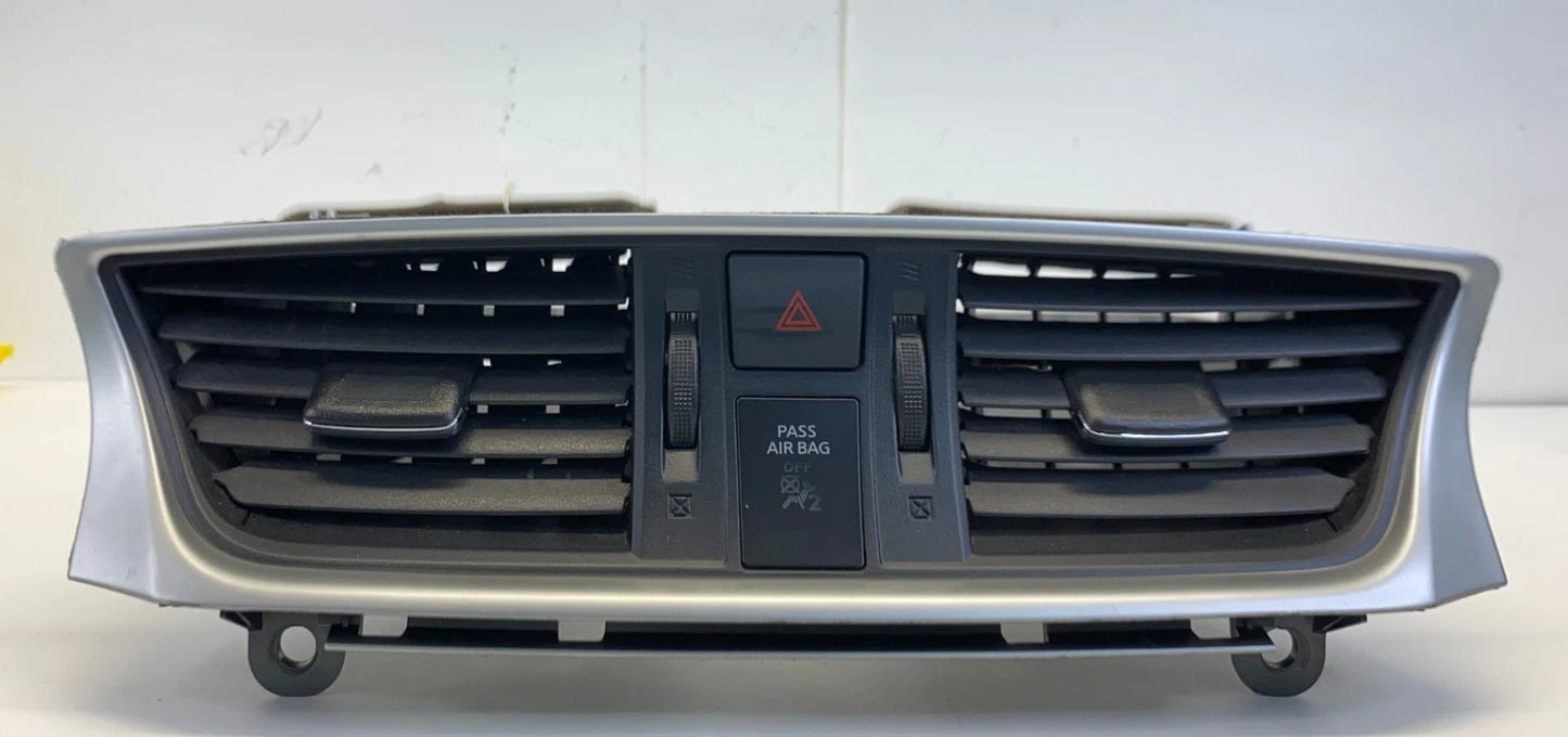 2013-2015 NISSAN SENTRA CENTER DASH AC AIR VENT & HAZARD SWITCH BEZEL TRIM OEM