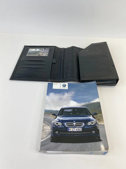 2008 08 BMW 550I OWNER'S OWNERS MANUAL GUIDE BOOK W/ CASE OEM