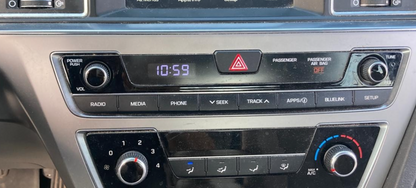 15-17 Hyundai Sonata Center Dash Radio Audio Control w/Hazard Panel Trim Bezel