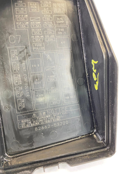 06-15 LEXUS IS250 IS350 AT UNDER HOOD RELAY FUSE BOX COVER TOP 82662-53220 OEM