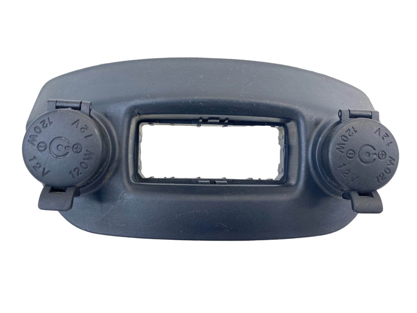 10-13 KIA SOUL CENTER CONSOLE LOWER DASH POWER OUTLET HOUSING W TRIM 84746-2K200