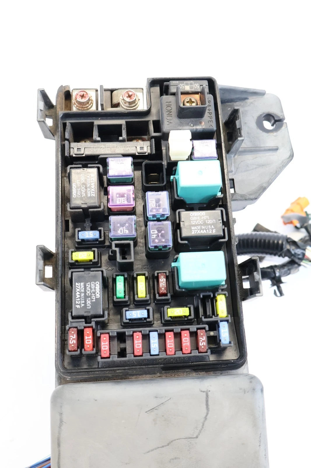 2003-2007 HONDA ACCORD ENGINE BAY UNDER HOOD FUSE RELAY BOX JUNCTION BLOCK FRONT