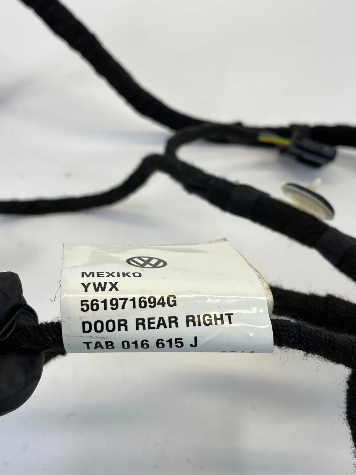 2012-2015 VW VOLKSWAGEN PASSAT REAR RIGHT DOOR HARNESS WIRE WIRING 561971694G