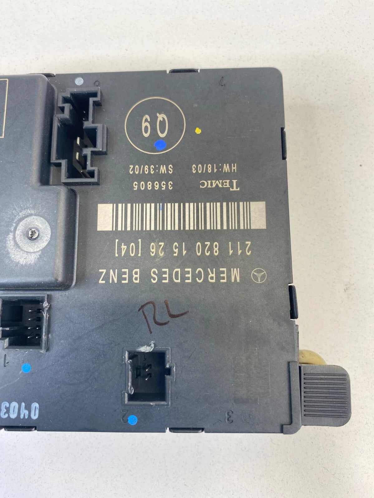 2003-2009 MERCEDES BENZ E320 REAR LEFT SIDE DOOR CONTROL MODULE 2118201526
