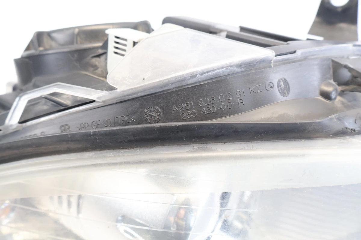 2006-2010 MERCEDES R350 RIGHT PASSENGER HEADLIGHT HEADLAMP HALOGEN A2518260291
