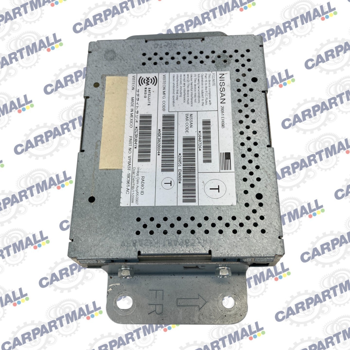 2008-2012 Infiniti FX35 Satellite Radio Audio Receiver Module 28051-EH00B OEM