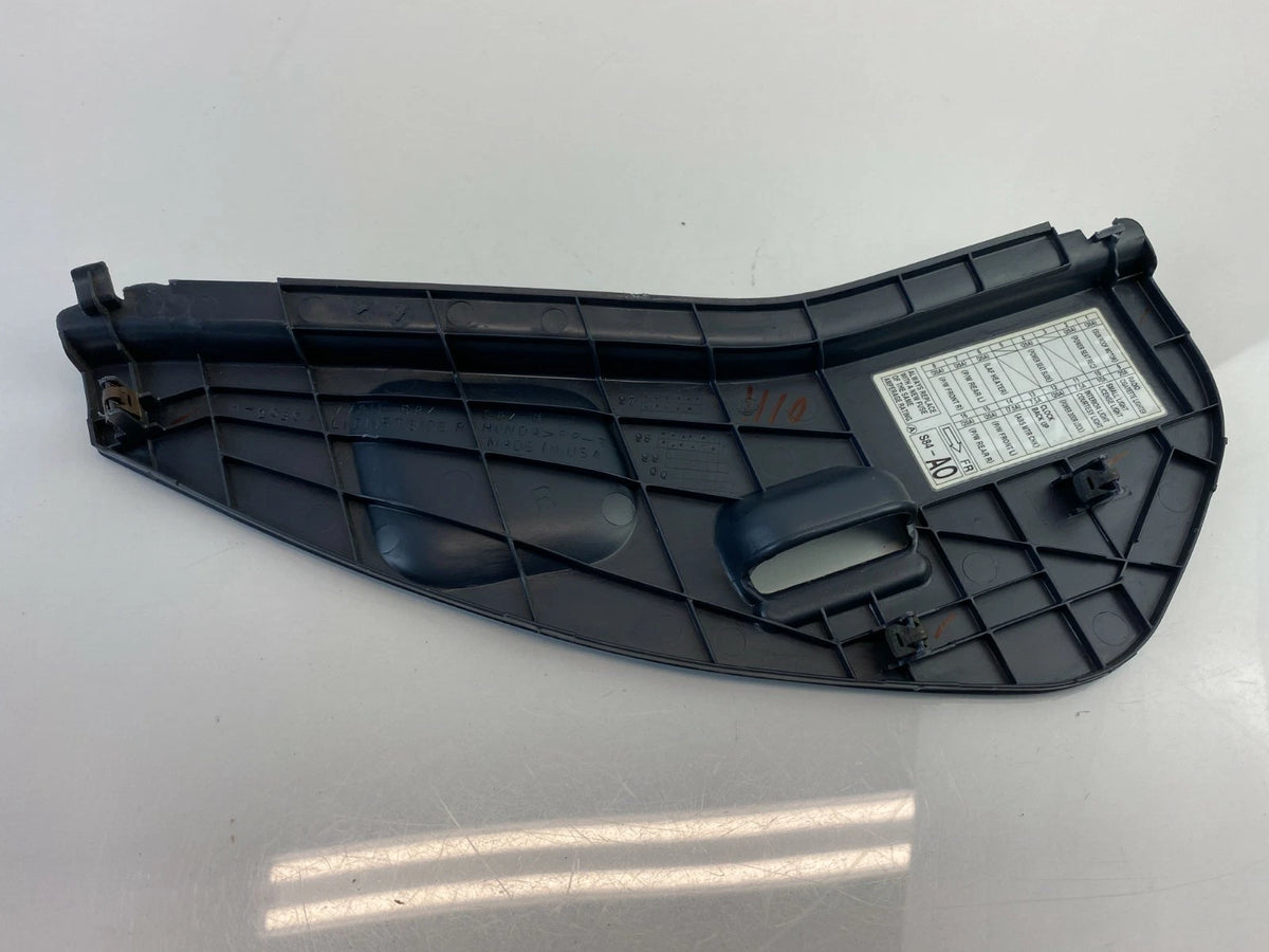 98-02 HONDA ACCORD DASH RIGHT PASSENGER FUSE BOX LID ACCESS END COVER 77211-S84
