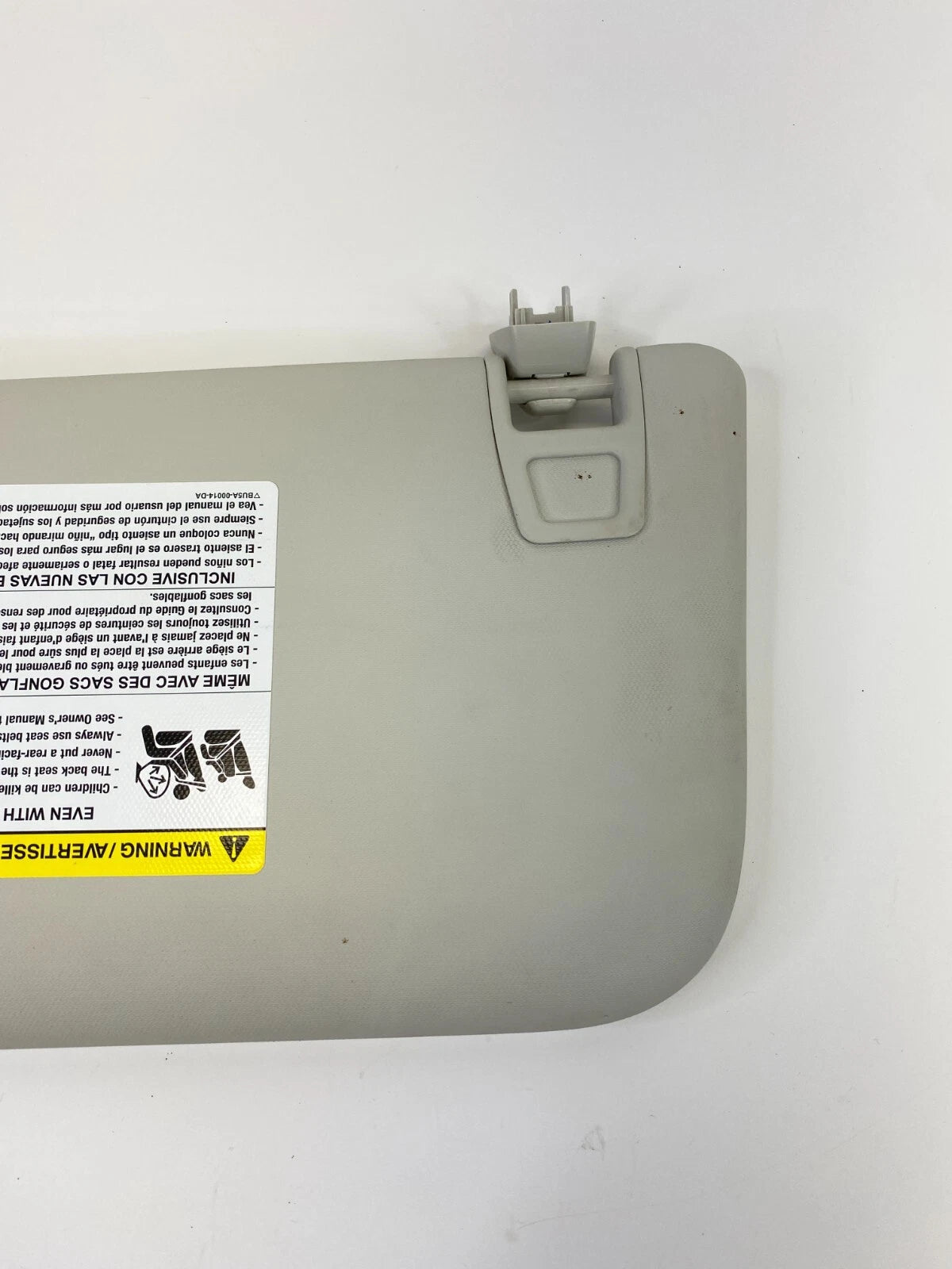 2012-2015 FORD FOCUS ROOF FRONT RIGHT PASSENGER SUNVISOR SUN VISOR OEM