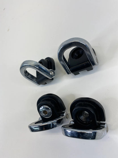 2003-2012 LAND ROVER RANGE ROVER CARGO TRUNK TIE DOWN HOOKS FLOOR SET OF 4 OEM