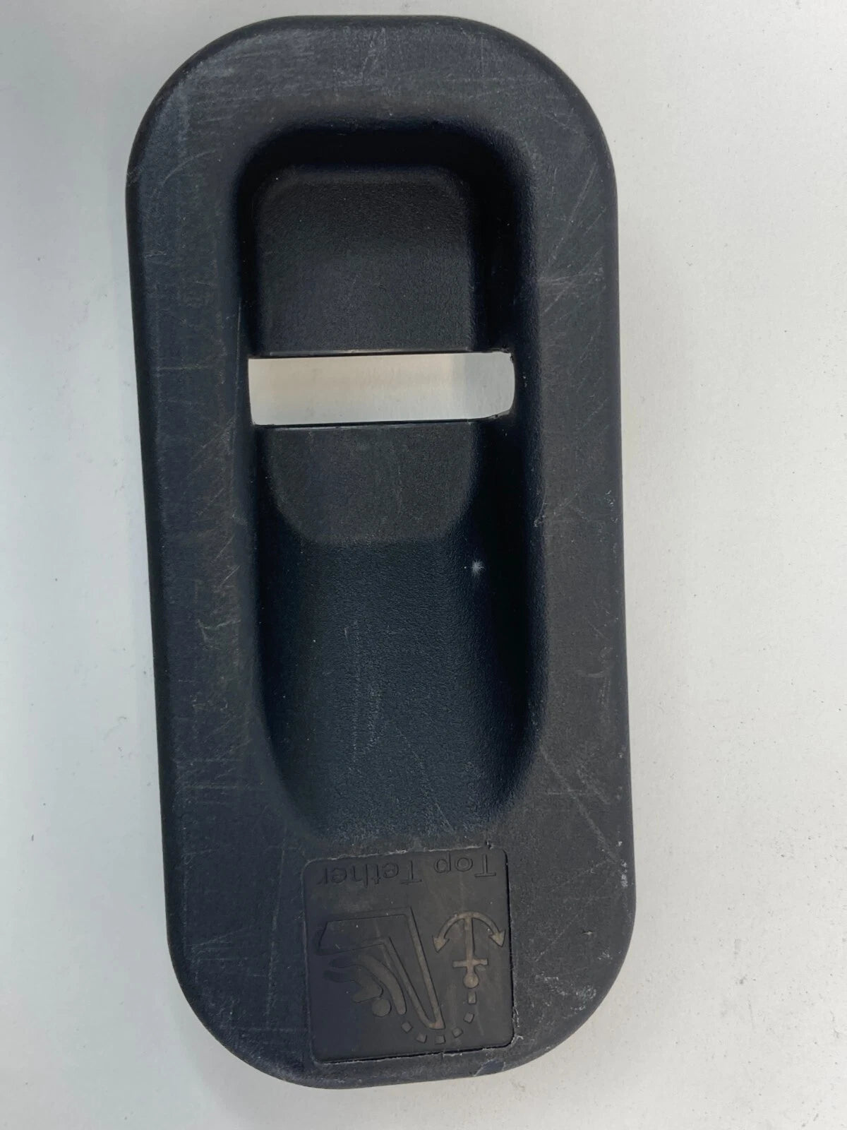 2004-2009 MAZDA 3 REAR SEAT CHILD SAFETY ANCHOR HOOK COVER BEZEL BP4K-887B6 OEM