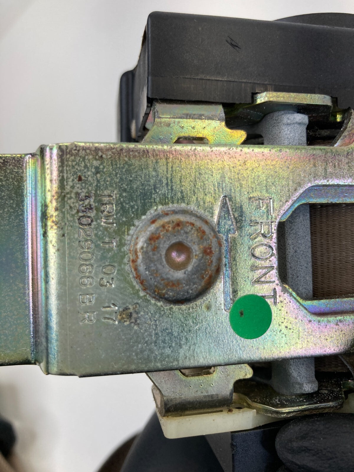 2003-2008 Jaguar S-type Front Right Passenger Side Seat Belt Retractor OEM