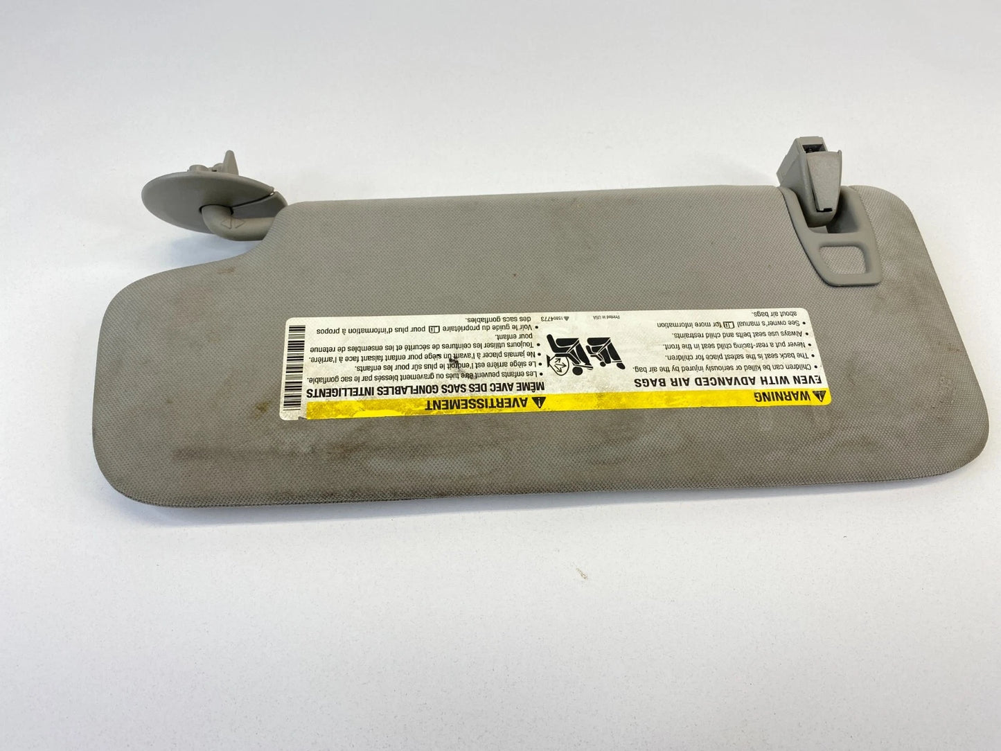 2008-2012 CHEVROLET MALIBU RIGHT PASSENGER SUNVISOR SUN VISOR SHADE OEM