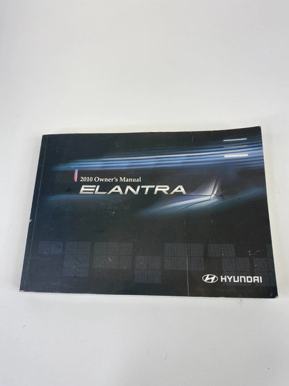 2010 10 HYUNDAI ELANTRA SEDAN OWNER'S OWNERS MANUAL GUIDE WARRANTY INFORMATION