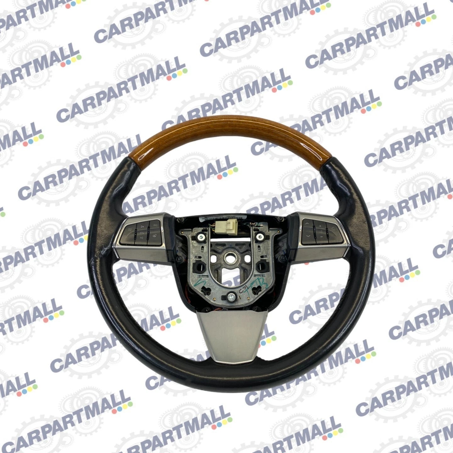 2011 CADILLAC STS SEDAN STEERING WHEEL W/ CRUISE CONTROL RADIO SWITCHES 20857831