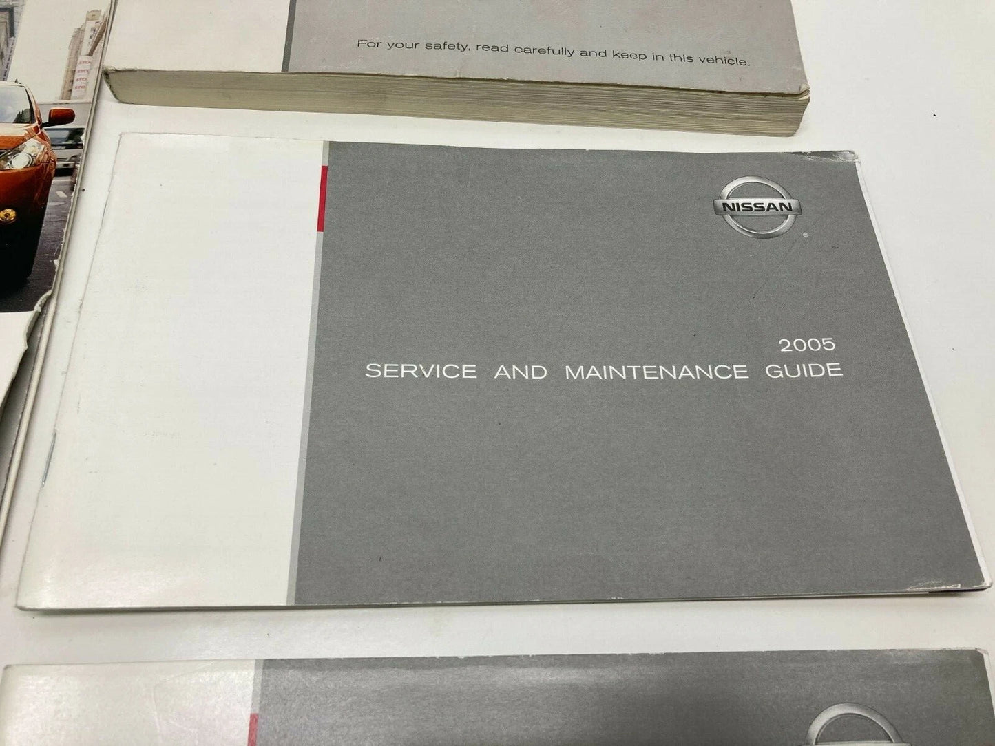 2005 05 NISSAN MURANO FACTORY OWNERS MANUAL GUIDE HANDBOOK SET W/ CASE OEM