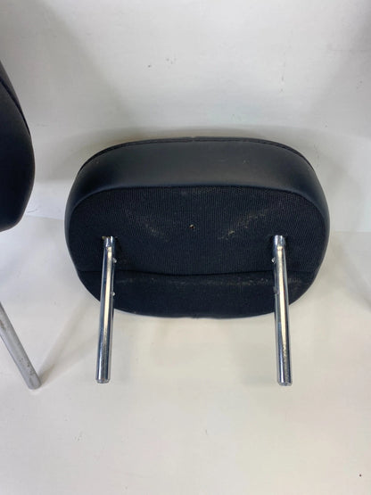2013 13 DODGE DART REAR BACK SEAT HEADREST HEAD REST LH RH SET OF 3 LEATHER OEM