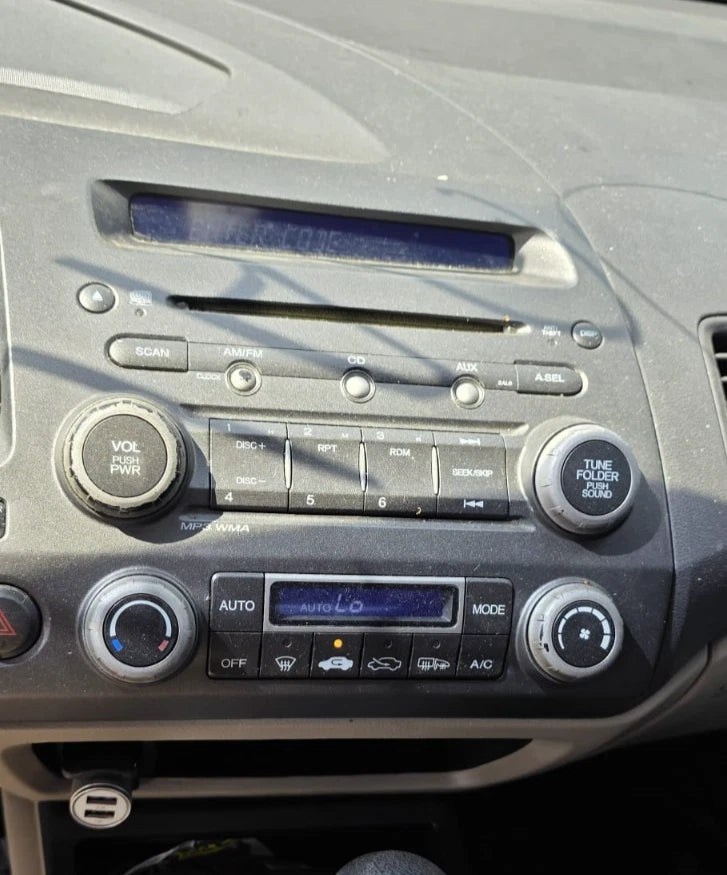 2009-2011 HONDA CIVIC DASH RADIO CD RECEIVER FRONT OEM FACTORY 39100-SNA-A611-M1