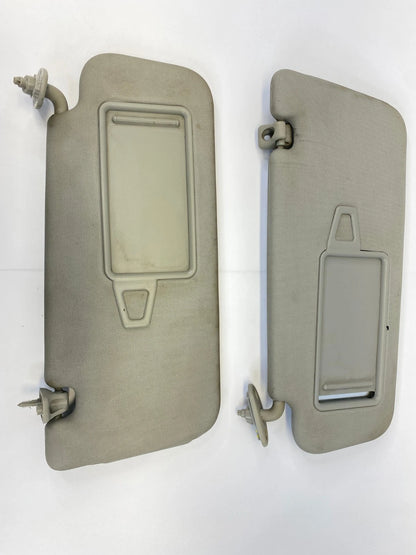 2010-2013 KIA FORTE FRONT LEFT RIGHT SUNVISOR SHADE MIRROR PAIR SET OEM FACTORY