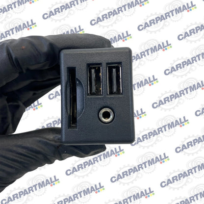 13-16 CADILLAC ATS CTS CENTER CONSOLE DUAL USB AUX SD CARD PORT ASSY 1358121 OEM