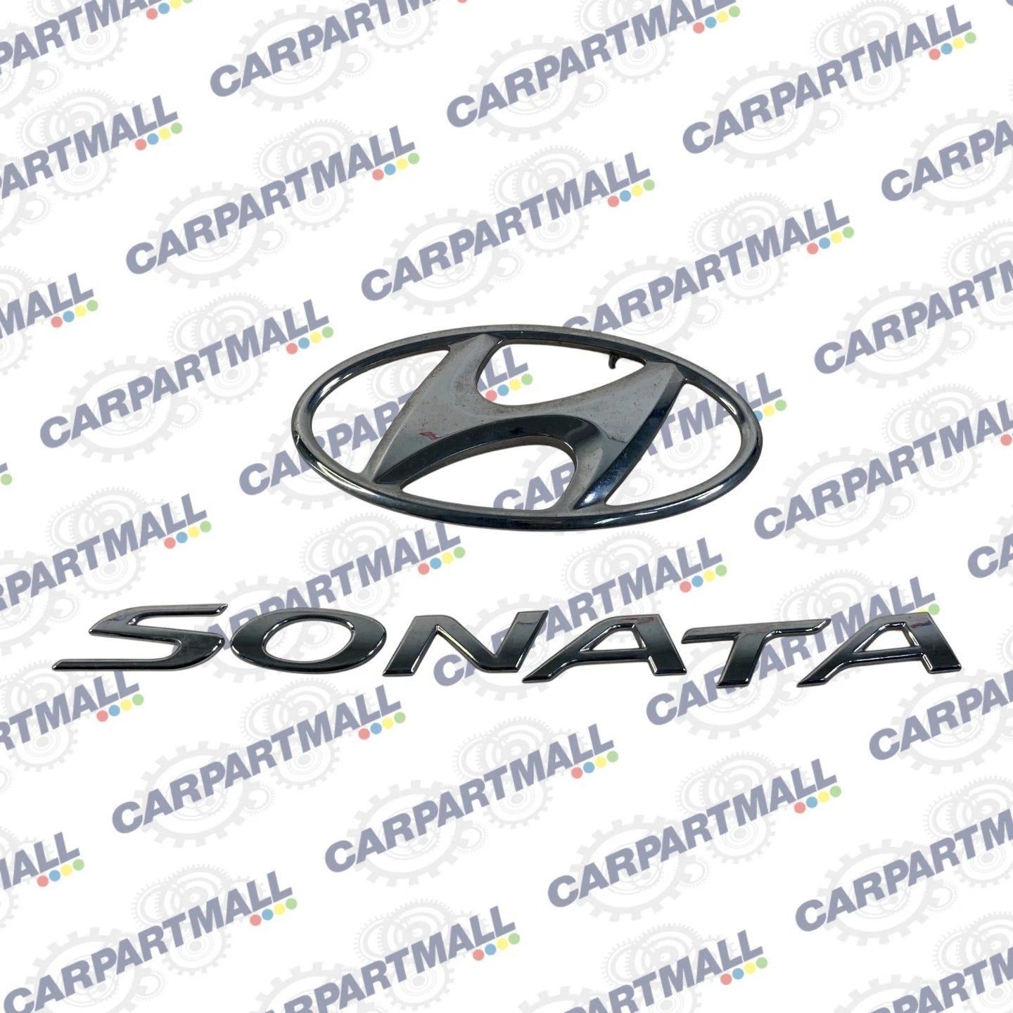 2011-2013 HYUNDAI SONATA REAR TRUNK LID NAMEPLATE LETTERS EMBLEM LOGO SET OEM