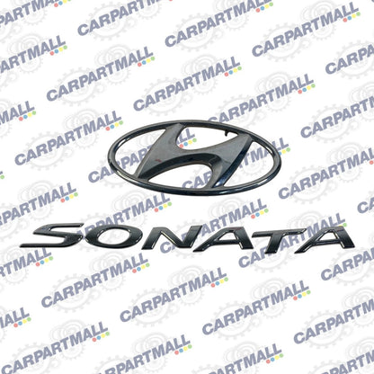 2011-2013 HYUNDAI SONATA REAR TRUNK LID NAMEPLATE LETTERS EMBLEM LOGO SET OEM