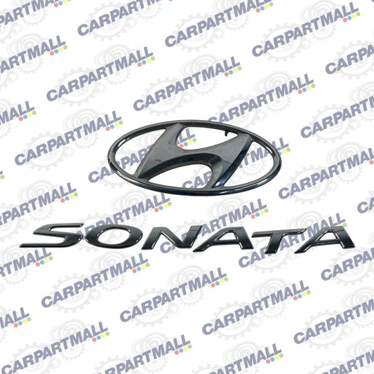 2011-2013 HYUNDAI SONATA REAR TRUNK LID NAMEPLATE LETTERS EMBLEM LOGO SET OEM