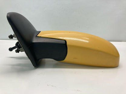 2004 2005 Chevrolet Aveo Left Driver Side View Manual Door Mirror Yellow LH OEM