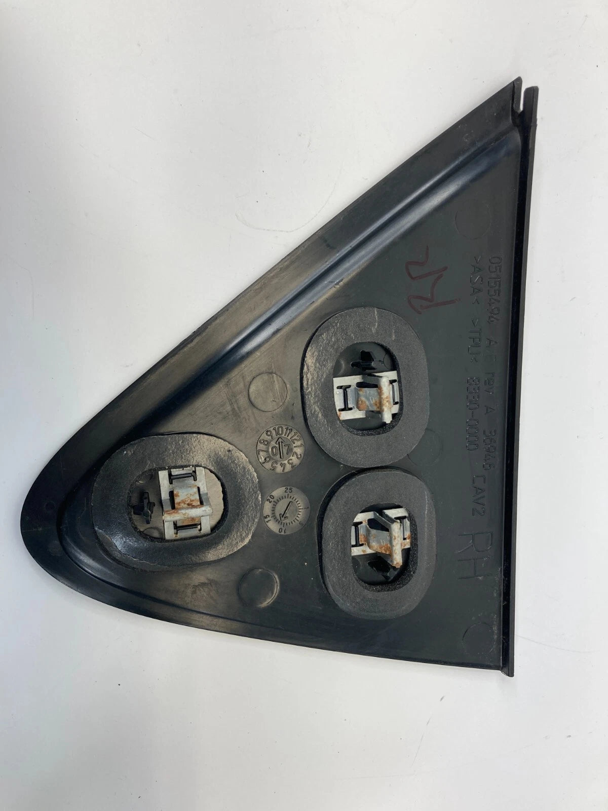 08-14 DODGE AVENGER REAR RIGHT EXTERIOR WINDOW APPLIQUE MOLDING TRIM 5155494 OEM