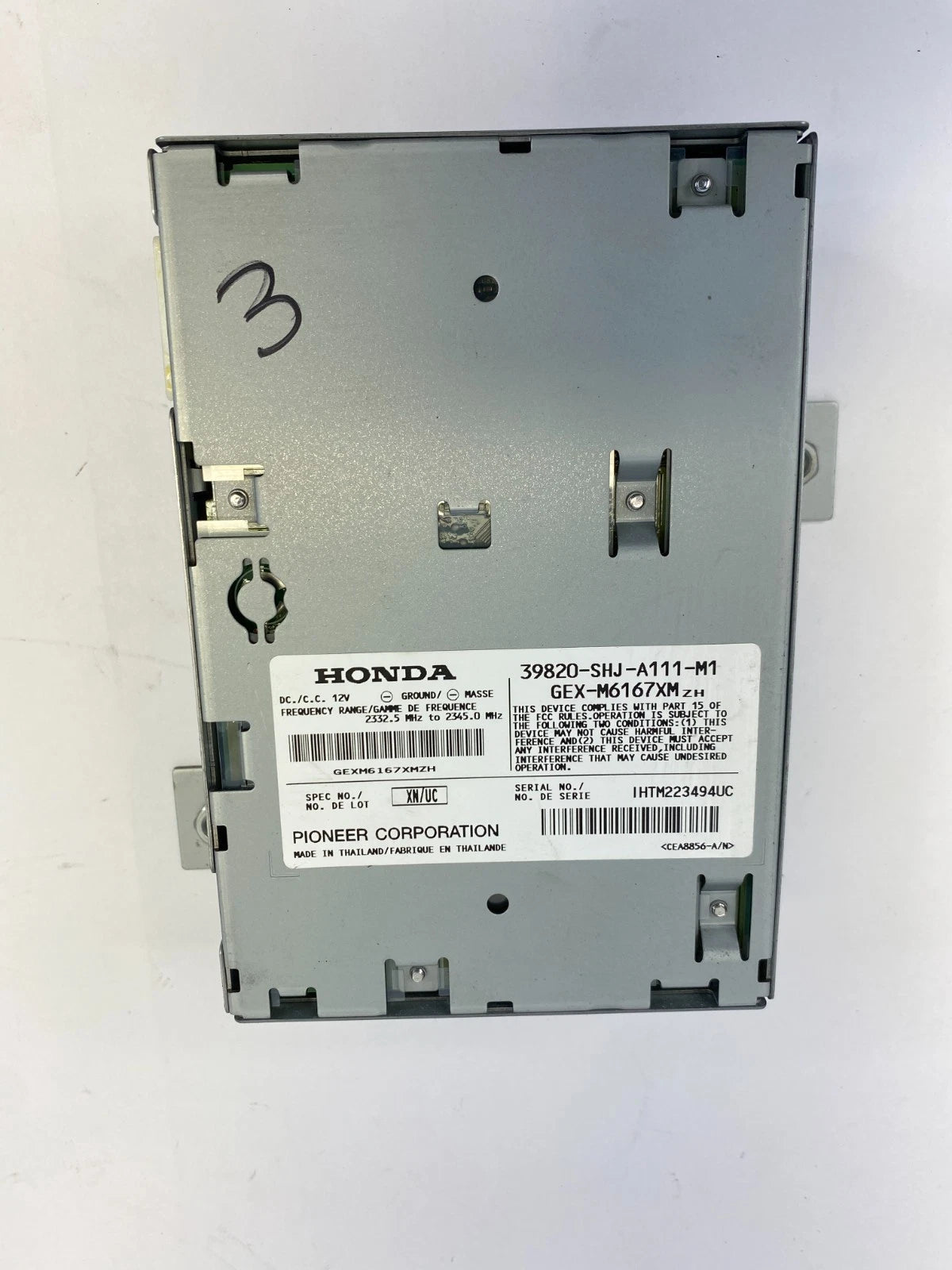 2007-2010 HONDA ODYSSEY SATELLITE RADIO RECEIVER INTERIOR 39820-SHJ-A111-M1