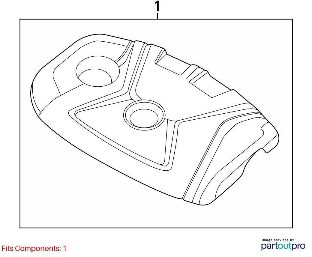 2014-2016 KIA FORTE 2.0L ENGINE VALVE APPEARANCE COVER ASSEMBLY 29240-2E000 OEM