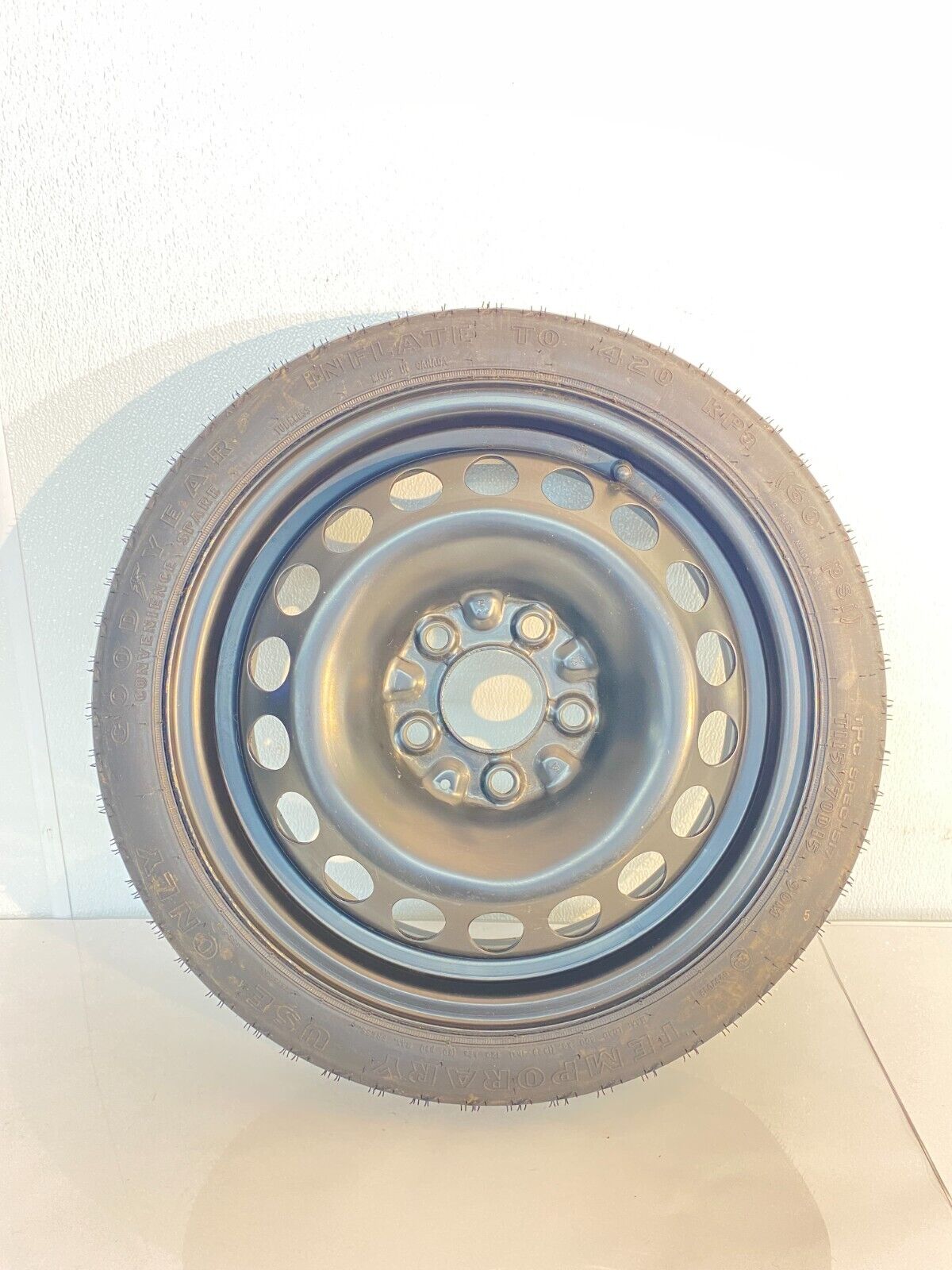 2007-2011 Chevrolet HHR Spare Tire Wheel Rim Compact Donut T115/70D15 Goodyear